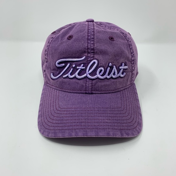 purple titleist hat